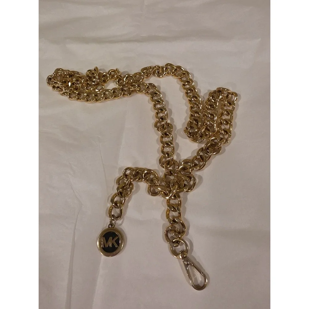 MICHAEL KORS Gold Chain Logo Chain Handler Replacement Strap for Handbag 39'